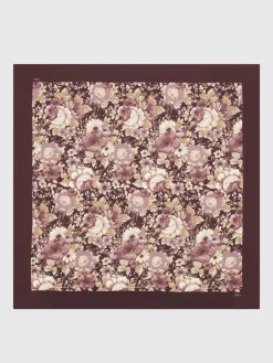 Foulard Chloè in seta con stampa floreale