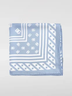 Foulard DG Dolce & Gabbana in seta con stampa pois