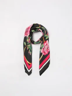 Foulard Dolce & Gabbana in seta con stampa floreale