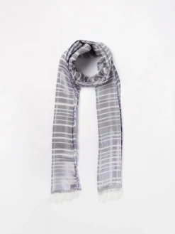 Foulard Emporio Armani in misto modal con nuvole jacquard
