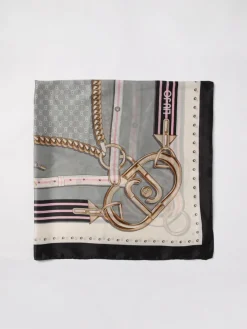 Foulard Liu Jo in raso con stampa chain