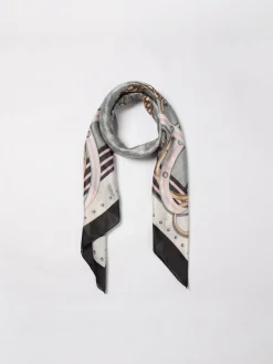 Foulard Liu Jo in raso con stampa chain