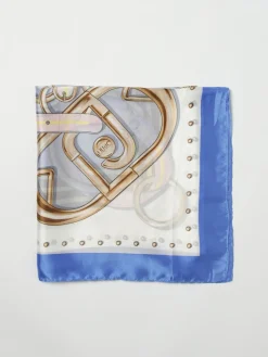 Foulard Liu Jo in raso con stampa chain