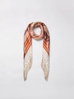 Foulard Liu Jo in raso con stampa chain