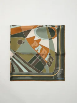 Foulard Longchamp in seta stampata