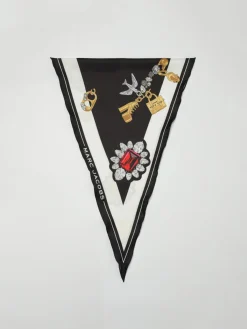 Foulard Marc Jacobs in viscosa stampata