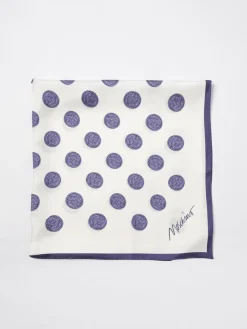 Foulard Moschino Couture in seta con stampa a pois