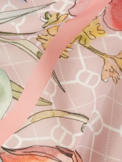 Foulard Twsnet in crepe con stampa floreale