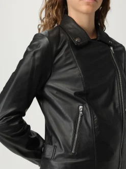 Giacca biker Emporio Armani in pelle