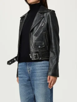 Giacca biker Golden Goose in pelle