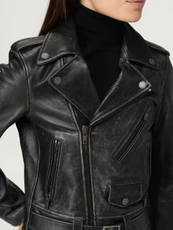 Giacca biker Golden Goose in pelle