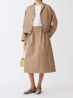 Giacca camicia crop Fabiana Filippi in cotone