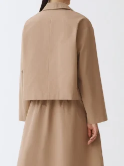 Giacca camicia crop Fabiana Filippi in cotone