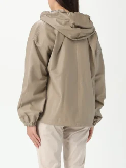 Giacca con cappuccio Add in pelle