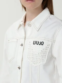 Giacca di jeans con logo Liu Jo