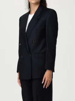 Giacca doppiopetto Lardini in lana e cashmere