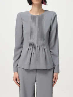 Giacca Emporio Armani in crêpe plissettato