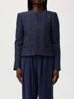 Giacca Emporio Armani in tweed di misto lana