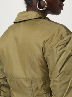 Giacca Ganni in nylon con rouches