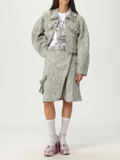 Giacca Ganni in tweed di cotone