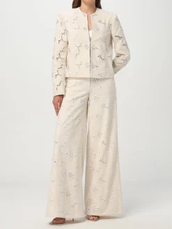 Giacca in cotone a fiori Genny