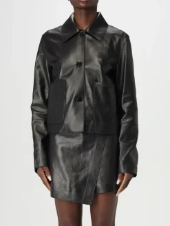 Giacca Karl Lagerfeld in pelle scamosciata