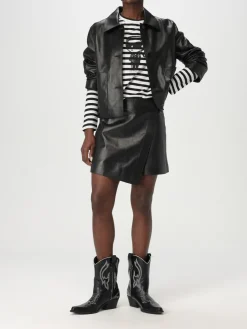 Giacca Karl Lagerfeld in pelle scamosciata