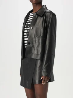 Giacca Karl Lagerfeld in pelle scamosciata