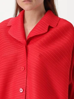 Giacca Meimeij in tessuto plissettato