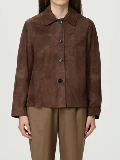 Giacca 'S Max Mara in pelle scamosciata