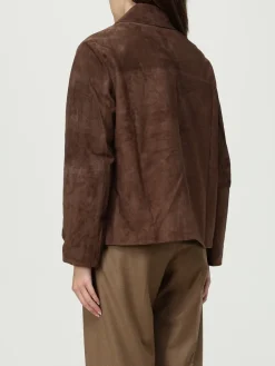 Giacca 'S Max Mara in pelle scamosciata