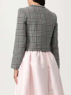 Giacca Self-Portrait in misto lana con strass