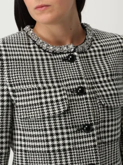 Giacca Self-Portrait in misto lana con strass