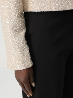 Giacca Twinset in tessuto paillettato