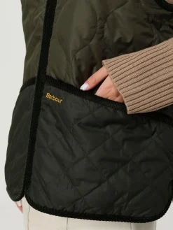 Gilet Barbour in nylon trapuntato