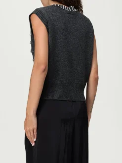 Gilet Pinko in misto lana con strass