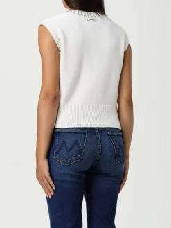 Gilet Pinko in misto lana con strass