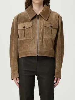 Giubbotto Arma in pelle scamosciata