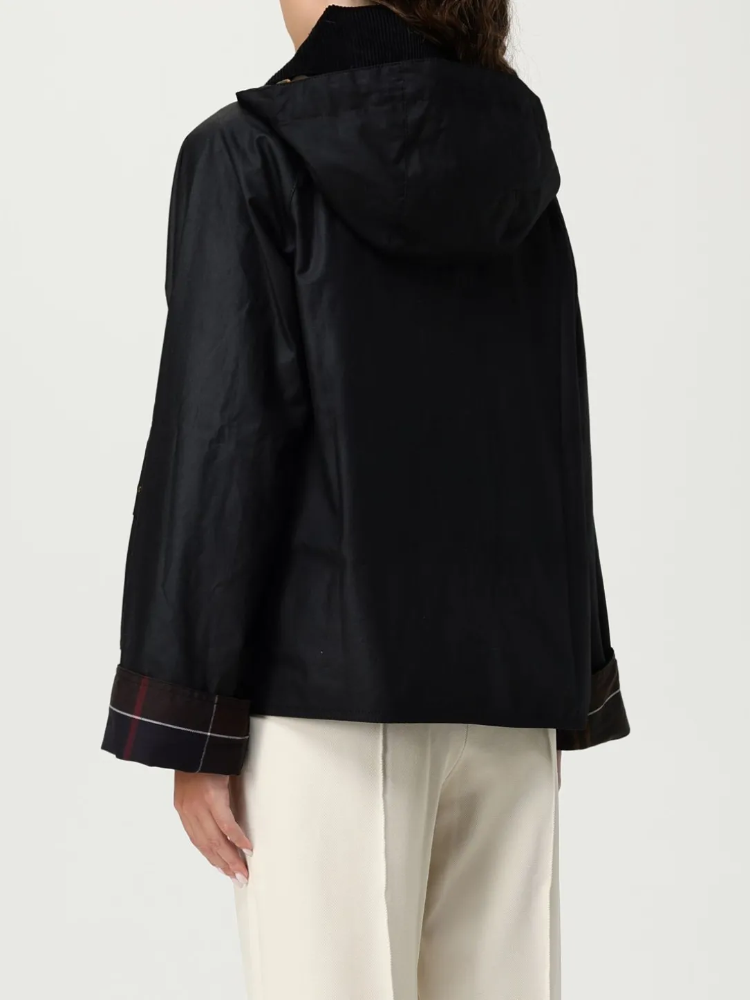 Giubbotto Barbour in cotone cerato