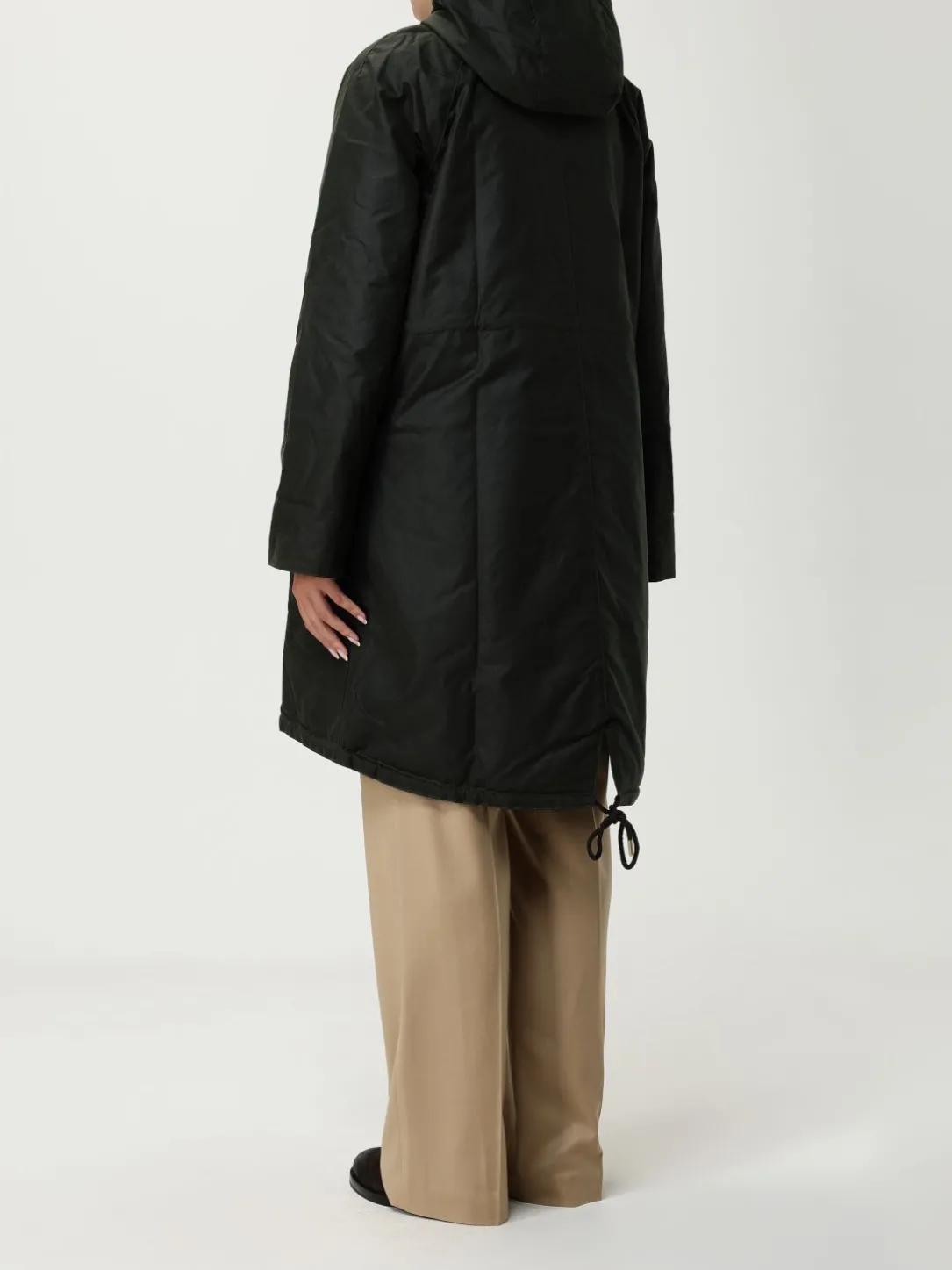 Giubbotto Barbour in cotone cerato