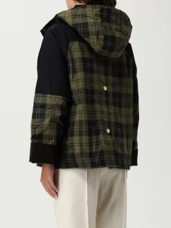 Giubbotto Barbour in cotone con stampa Tartan