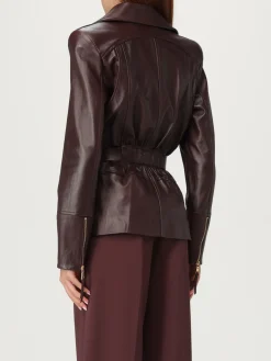 Giubbotto biker Elisabetta Franchi in pelle