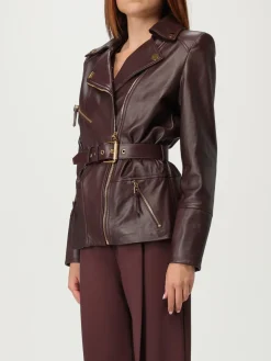 Giubbotto biker Elisabetta Franchi in pelle