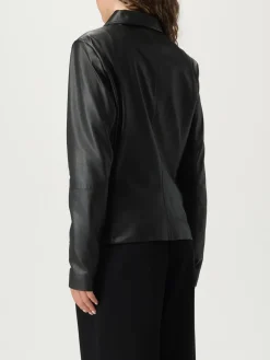 Giubbotto biker Emporio Armani in pelle