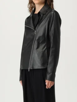 Giubbotto biker Emporio Armani in pelle