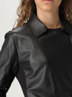 Giubbotto biker Emporio Armani in pelle