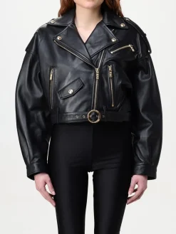 Giubbotto biker Just Cavalli in pelle