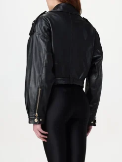 Giubbotto biker Just Cavalli in pelle
