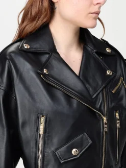 Giubbotto biker Just Cavalli in pelle