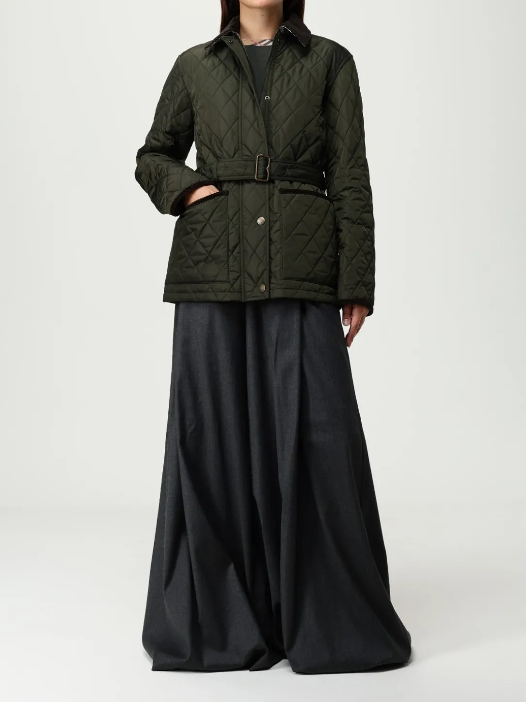 Giubbotto Burberry in nylon trapuntato